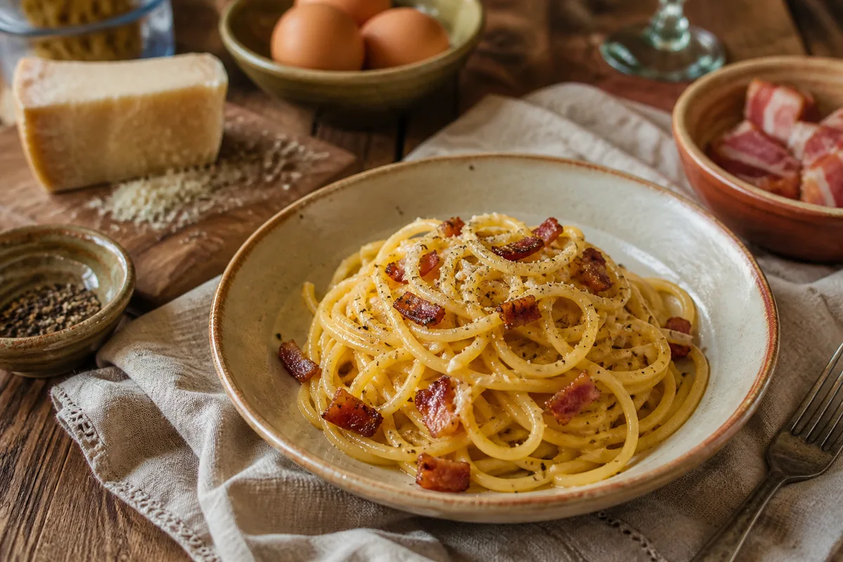 Carbonara : la recette sans crème